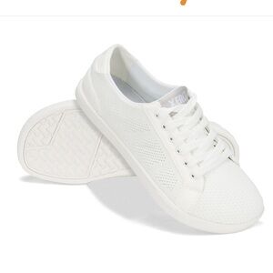 Xero Shoes Women Dillon White Extra Light Comfortable Vegan Knit Fabric Sneakers